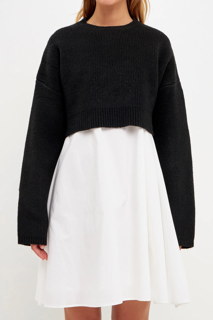 The Eloise Sweater Dress Model