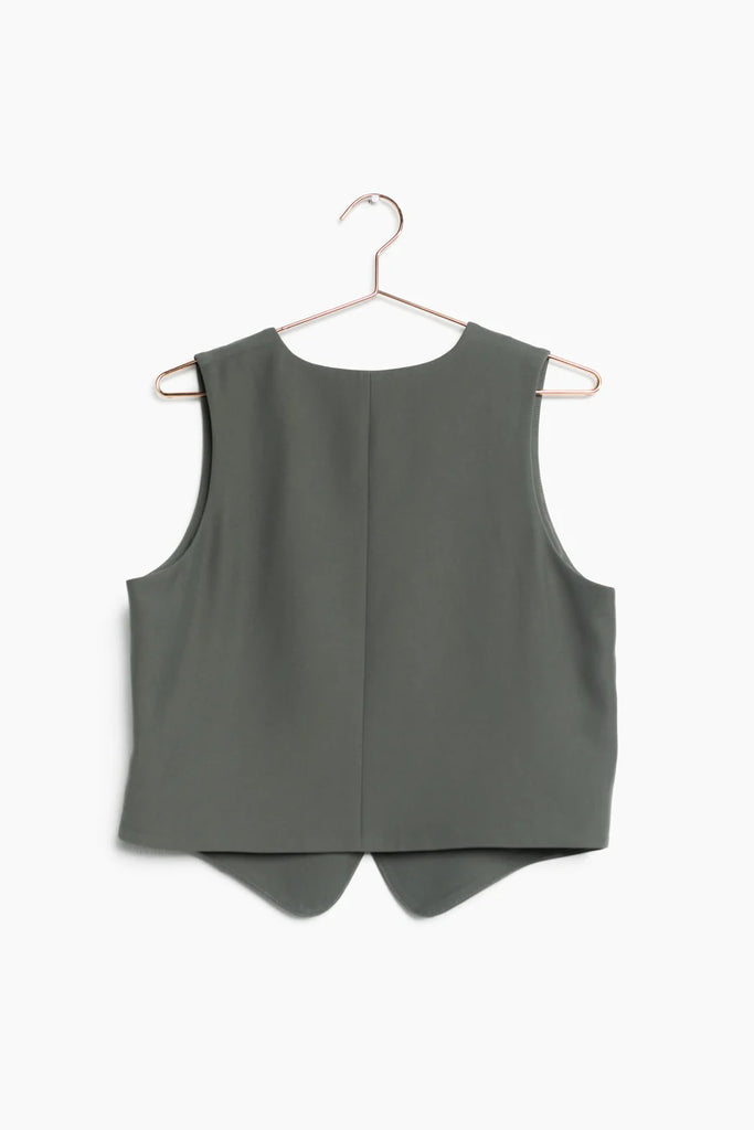 The Audrey Vest Back On Hanger