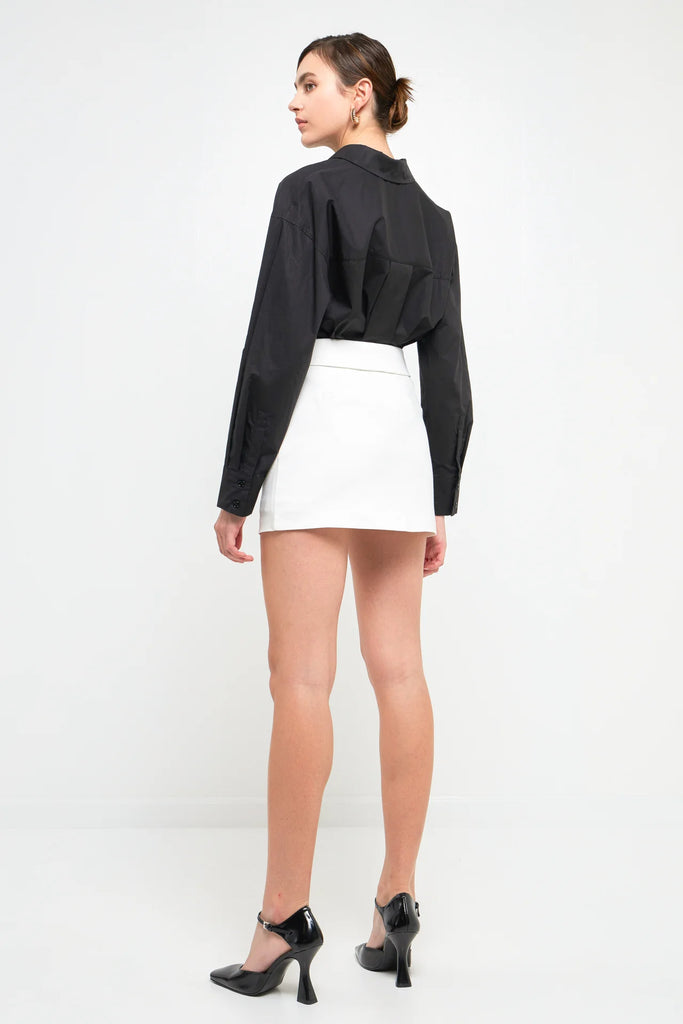 The Adeline Skirt Model Back