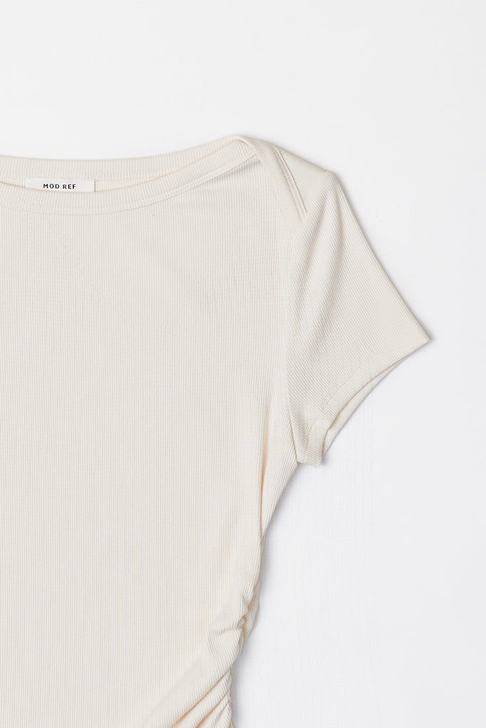 Ivory The Eva Top Flat Lay Detail