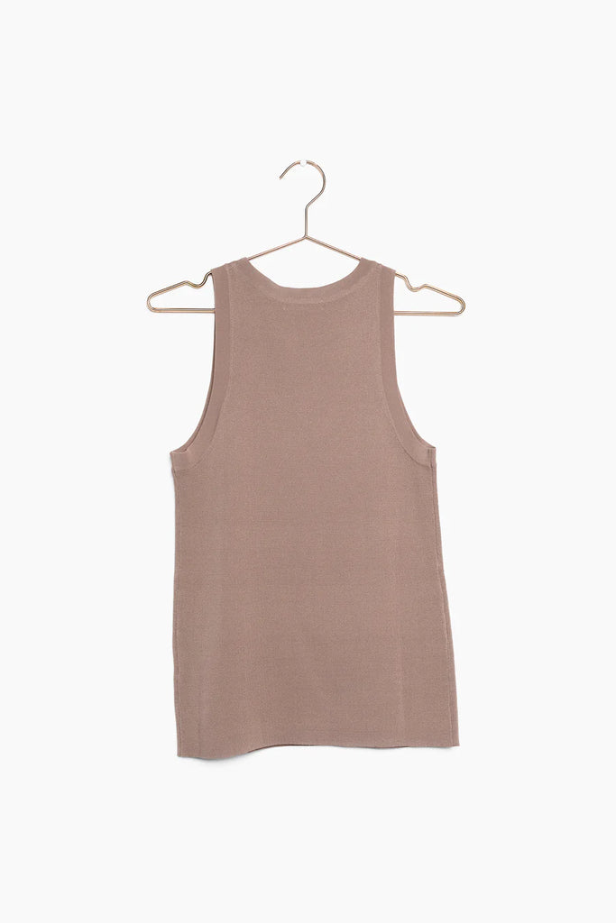 Taupe The Porter Top Back On Hanger